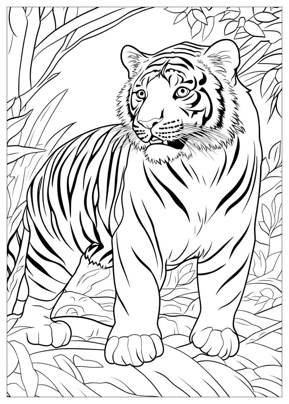 Tiger Coloring Pages-11