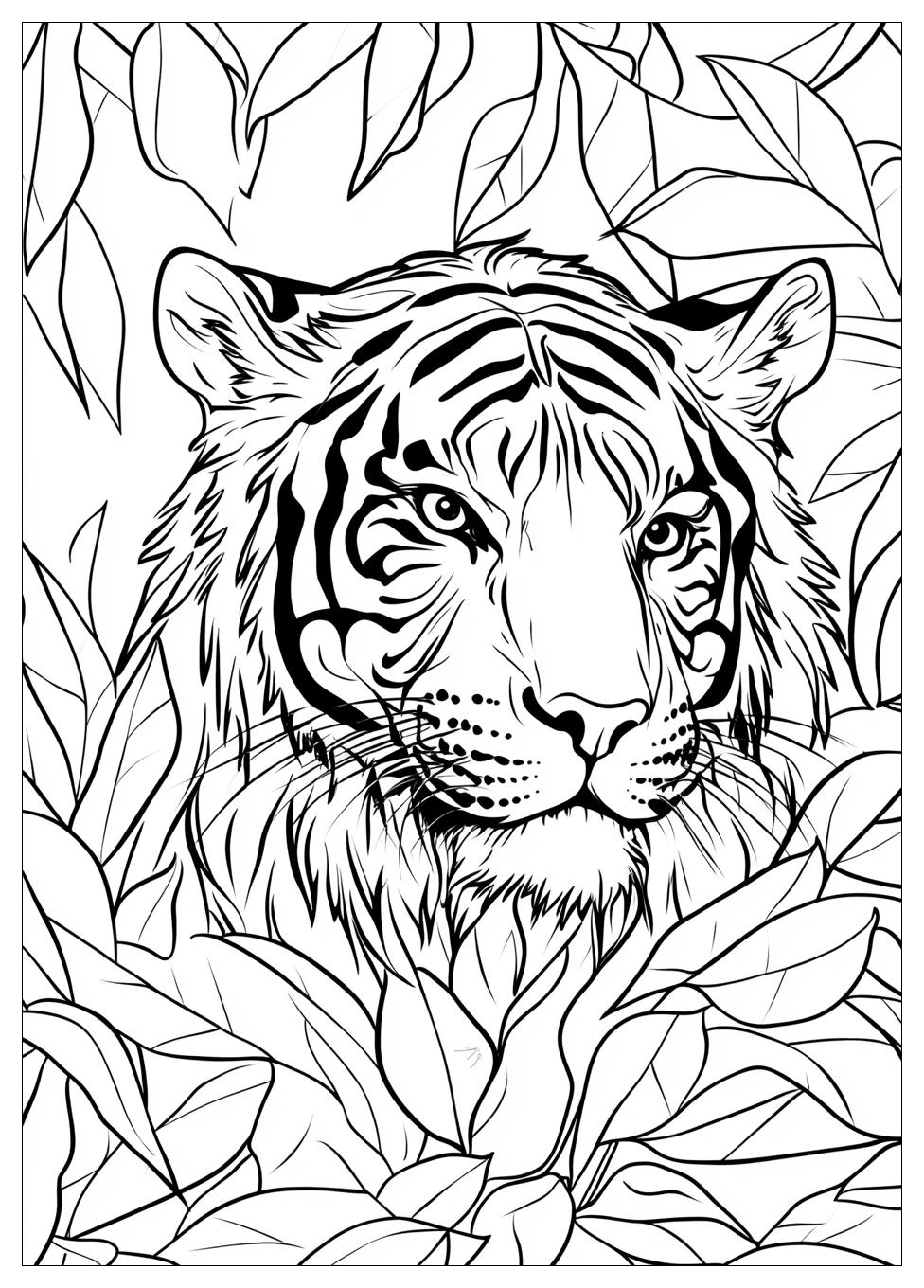 Tiger Coloring Pages-13