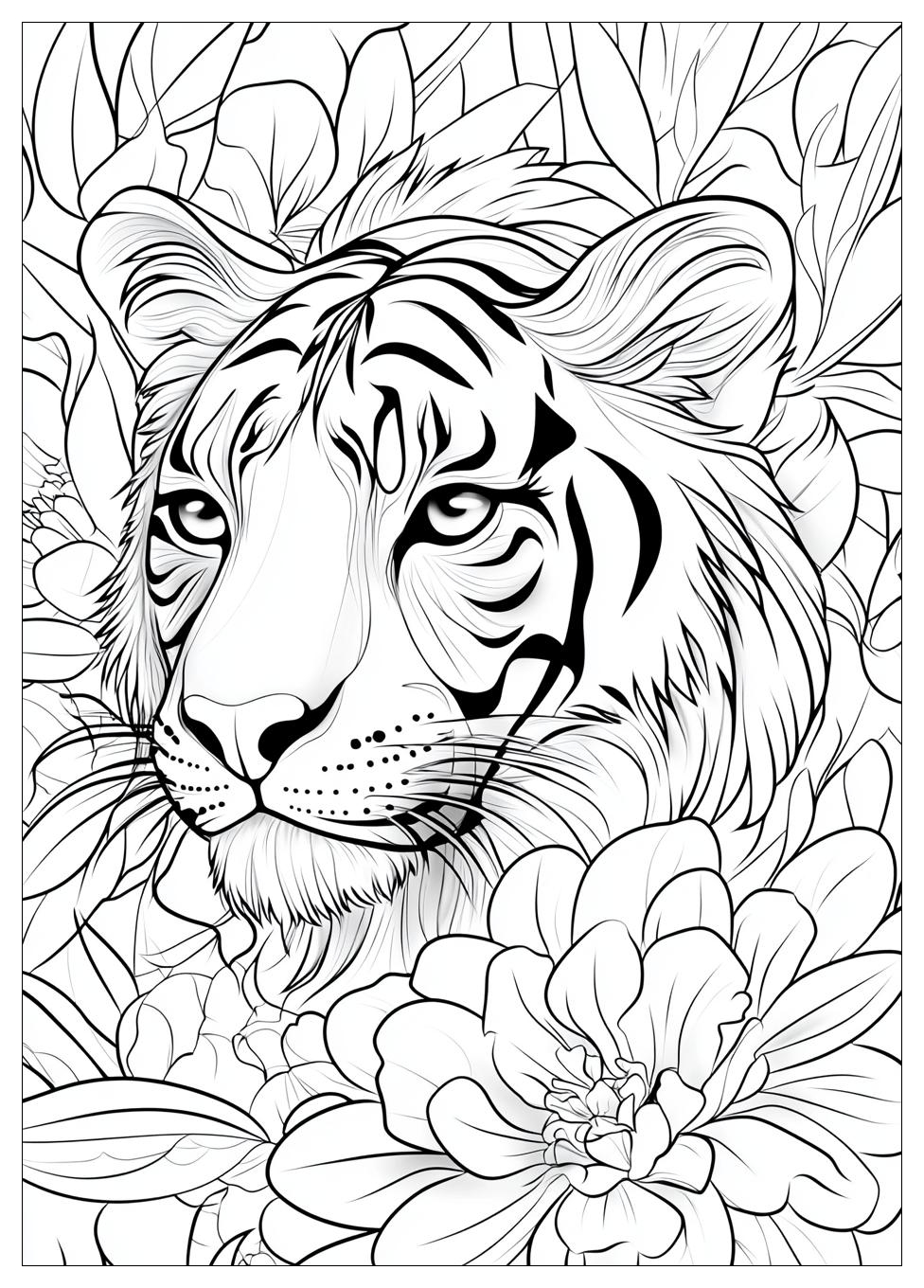 Tiger Coloring Pages-14
