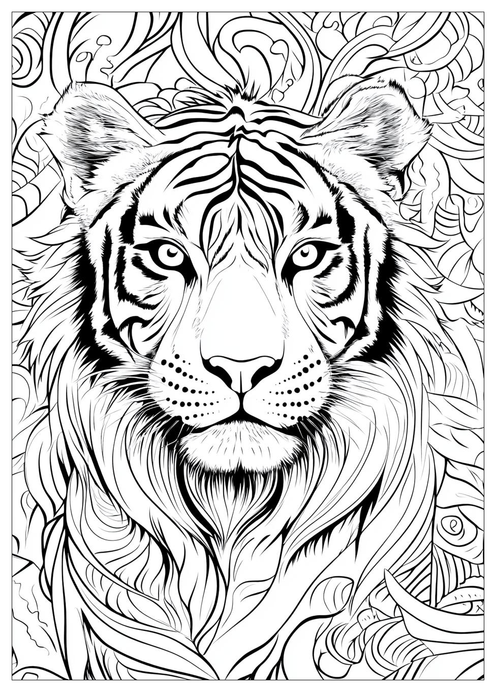 Tiger Coloring Pages-16