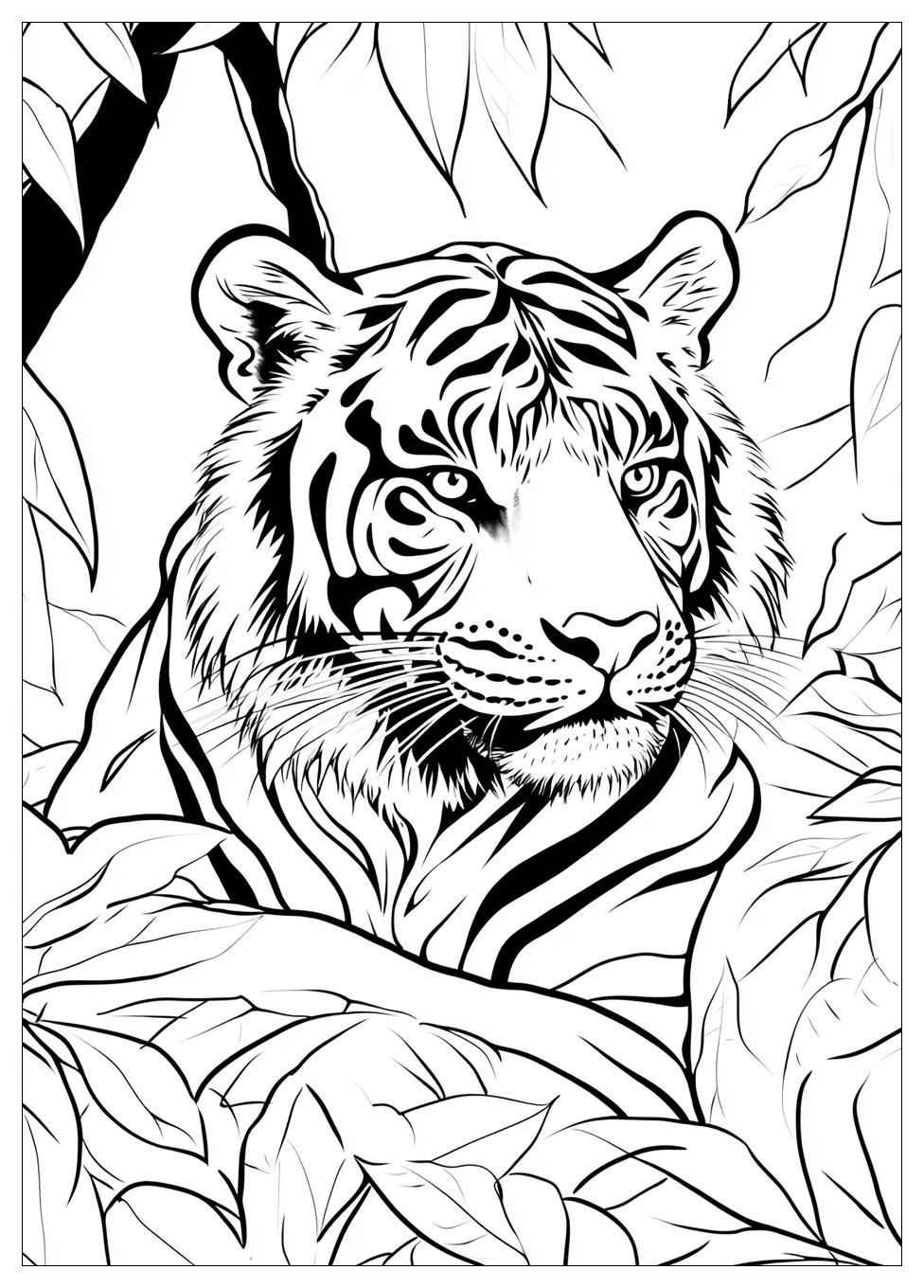 Tiger Coloring Pages-17