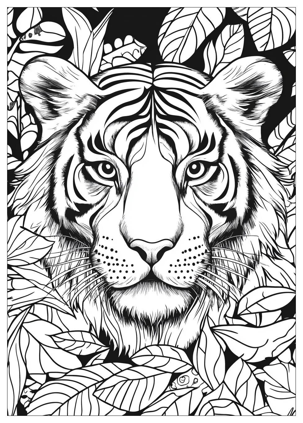 Tiger Coloring Pages-18