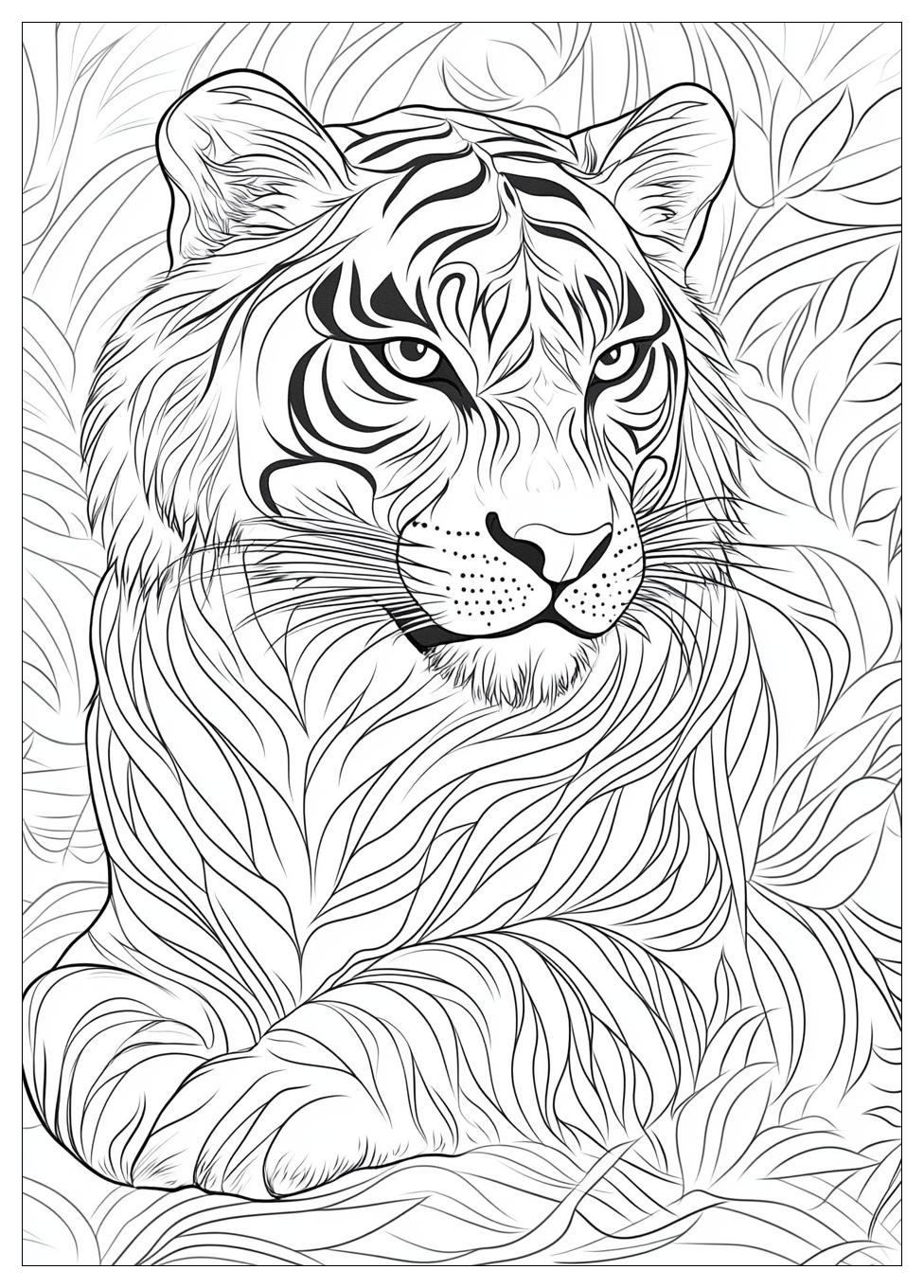Tiger Coloring Pages-19
