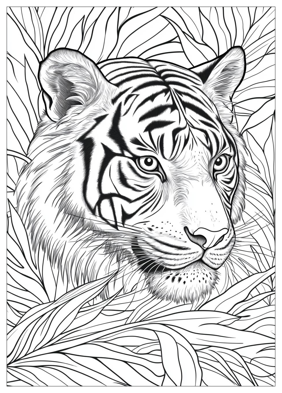 Tiger Coloring Pages-20