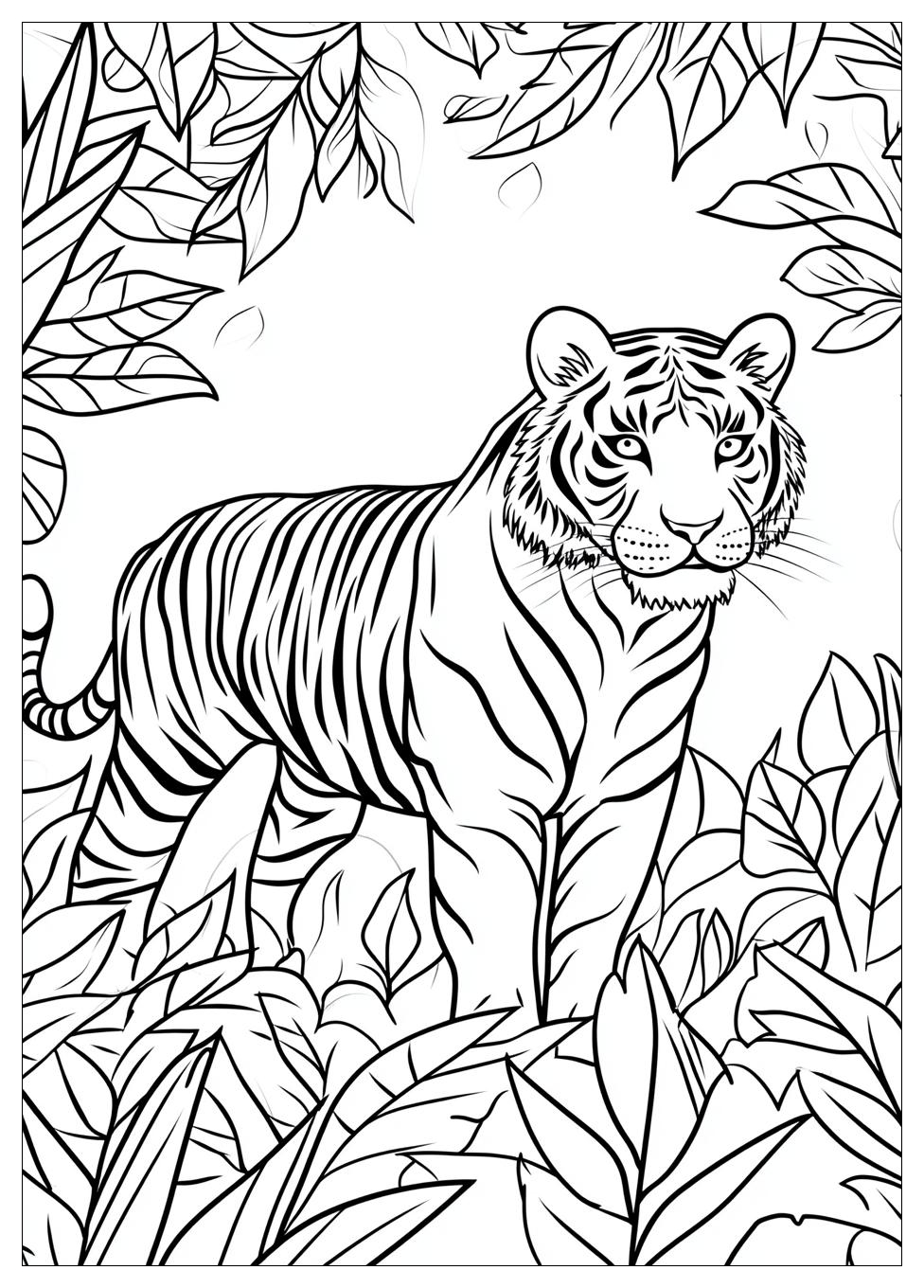 Tiger Coloring Pages-3