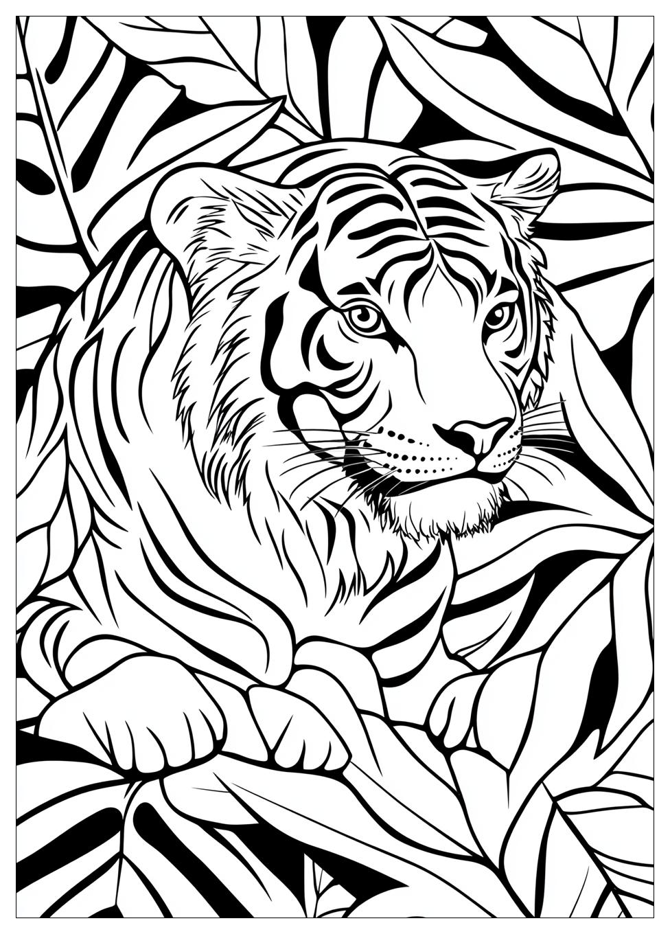Tiger Coloring Pages-4