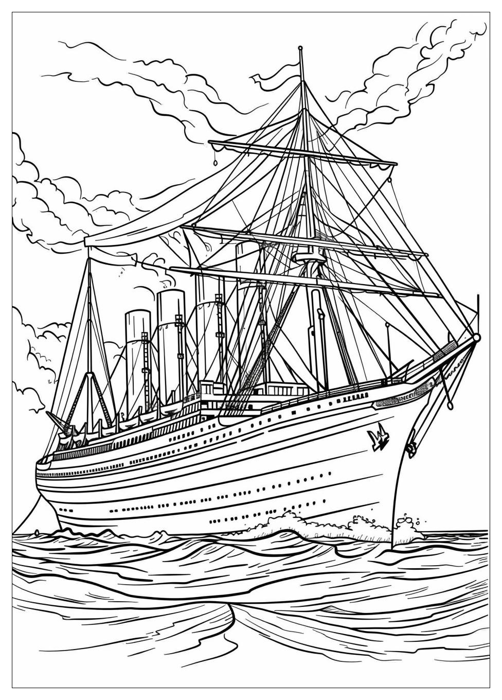 Titanic Coloring Pages-16