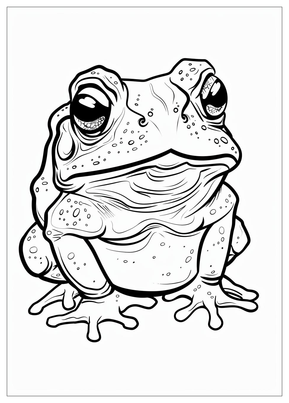 Toad Coloring Pages-11