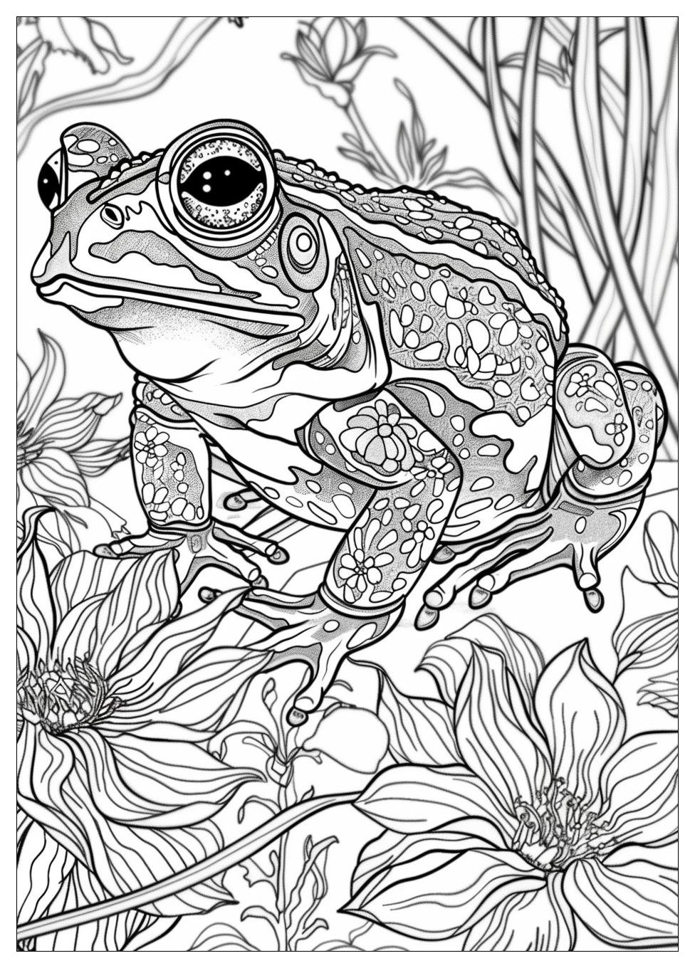 Toad Coloring Pages-13