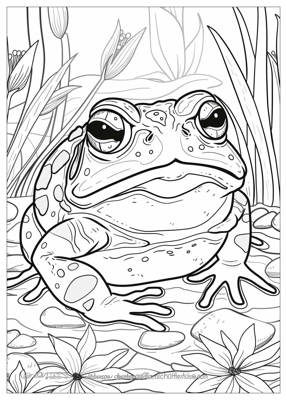 Toad Coloring Pages-2