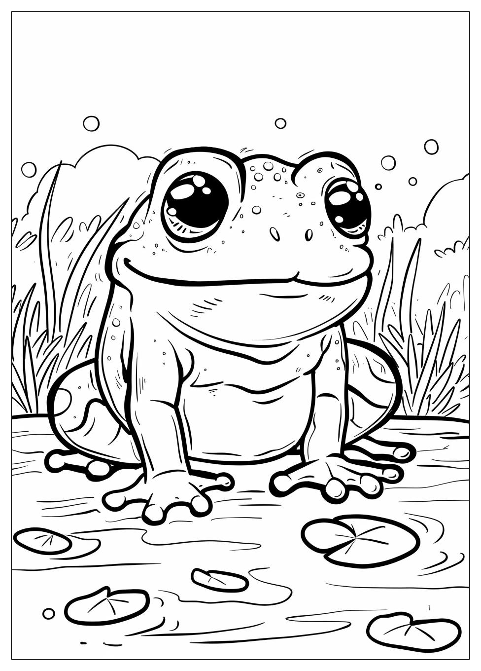 Toad Coloring Pages-7
