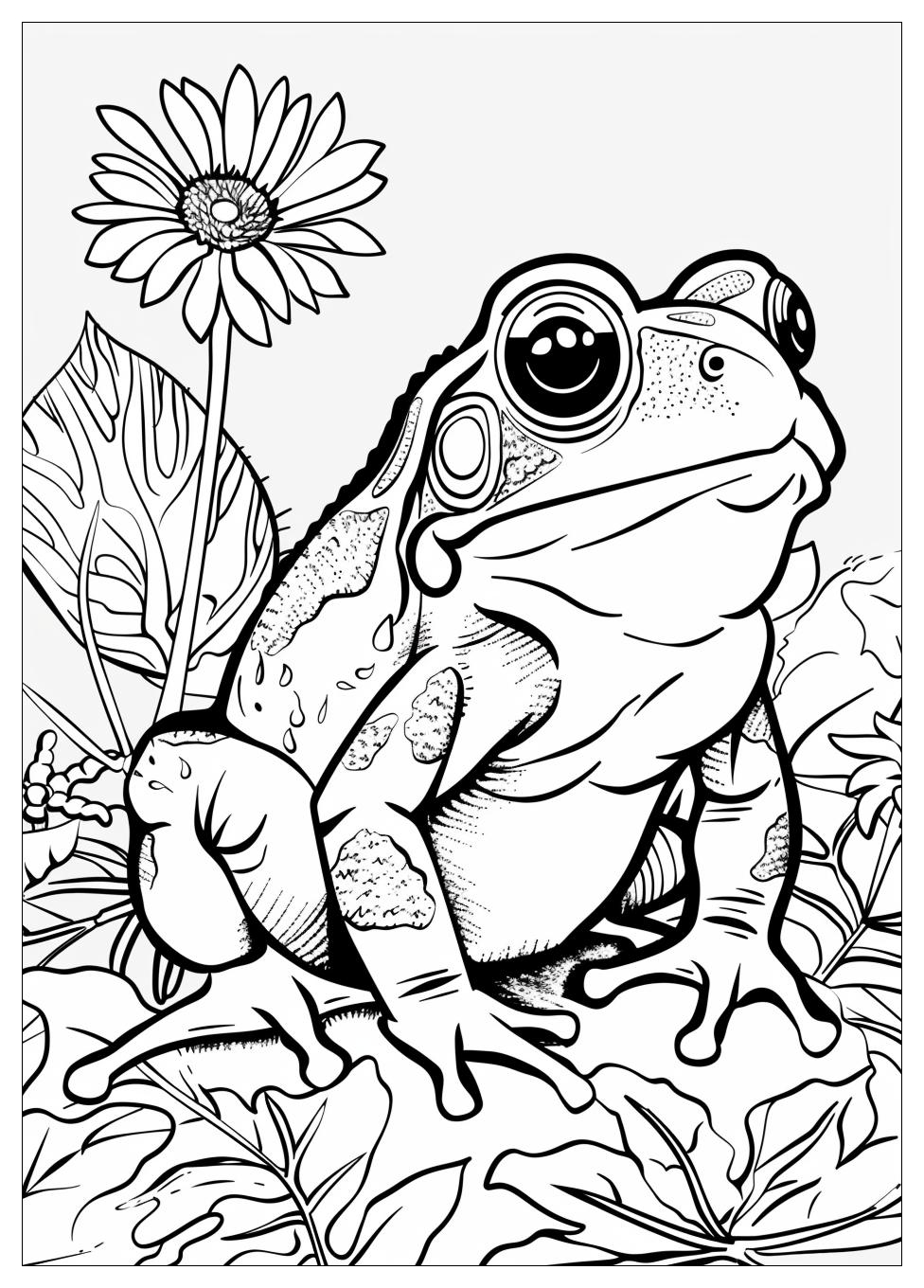 Toad Coloring Pages-8
