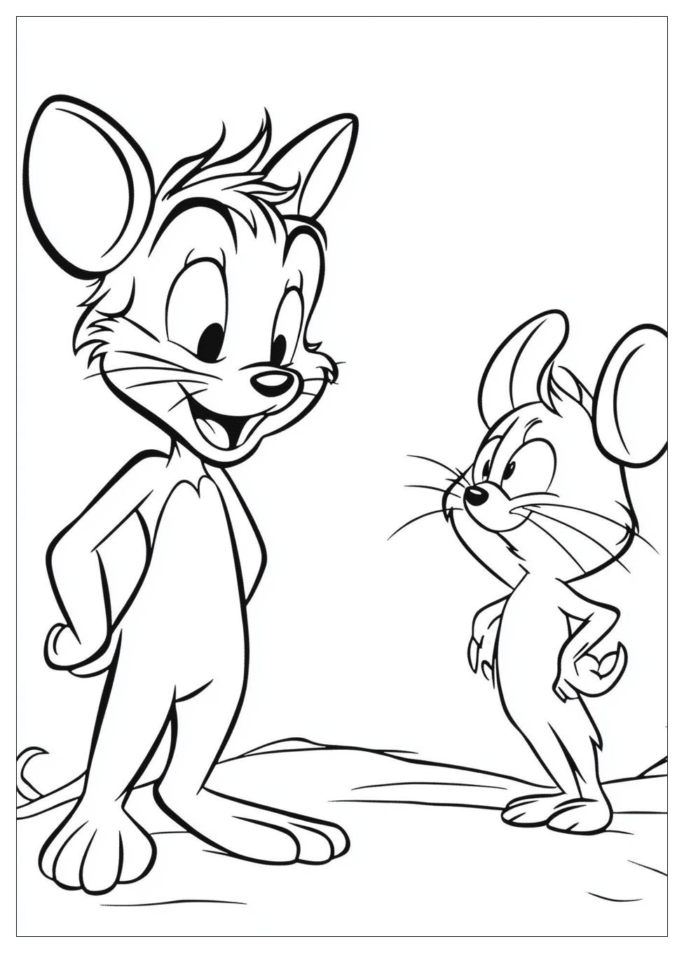 Tom And Jerry Coloring Pages-11