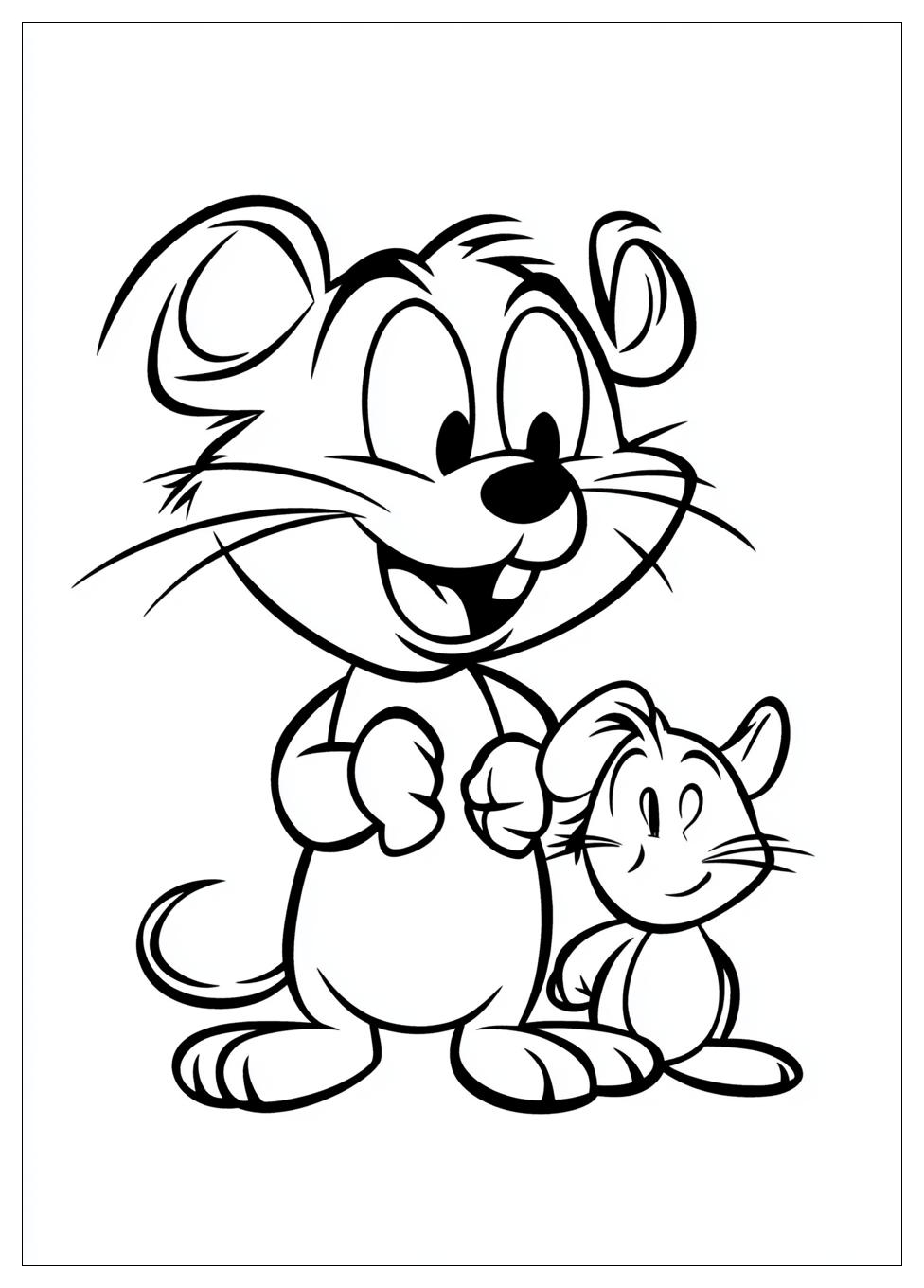 Tom And Jerry Coloring Pages-12