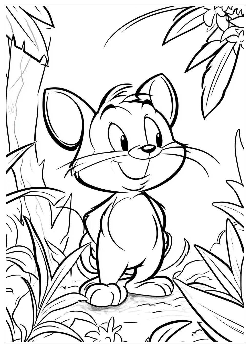 Tom And Jerry Coloring Pages-13