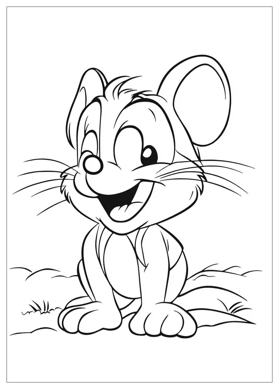 Tom And Jerry Coloring Pages-16