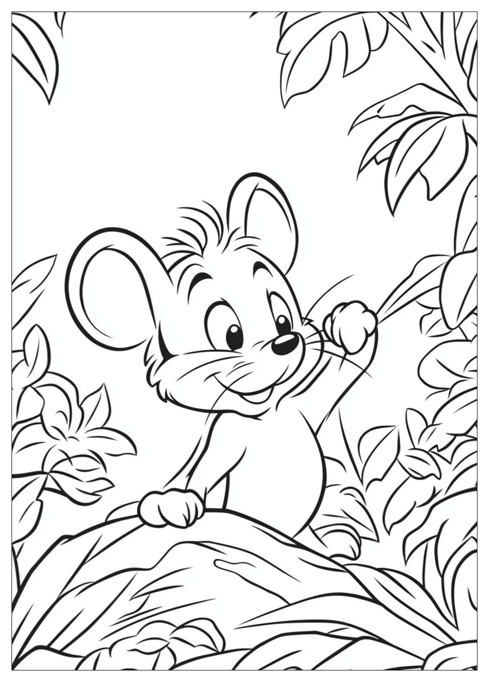 Tom And Jerry Coloring Pages-18
