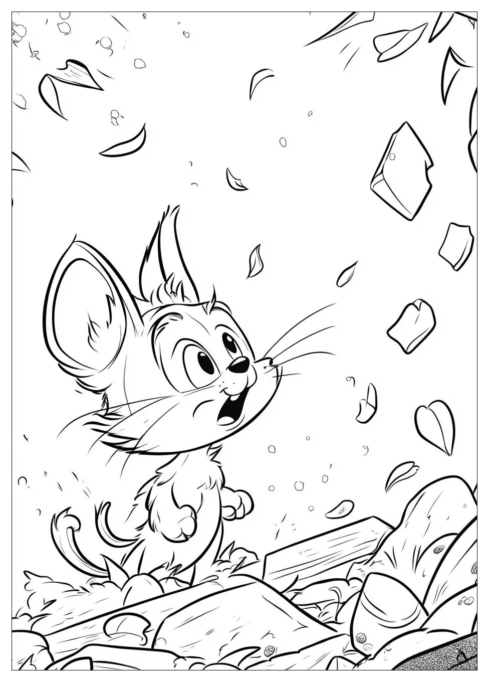 Tom And Jerry Coloring Pages-19