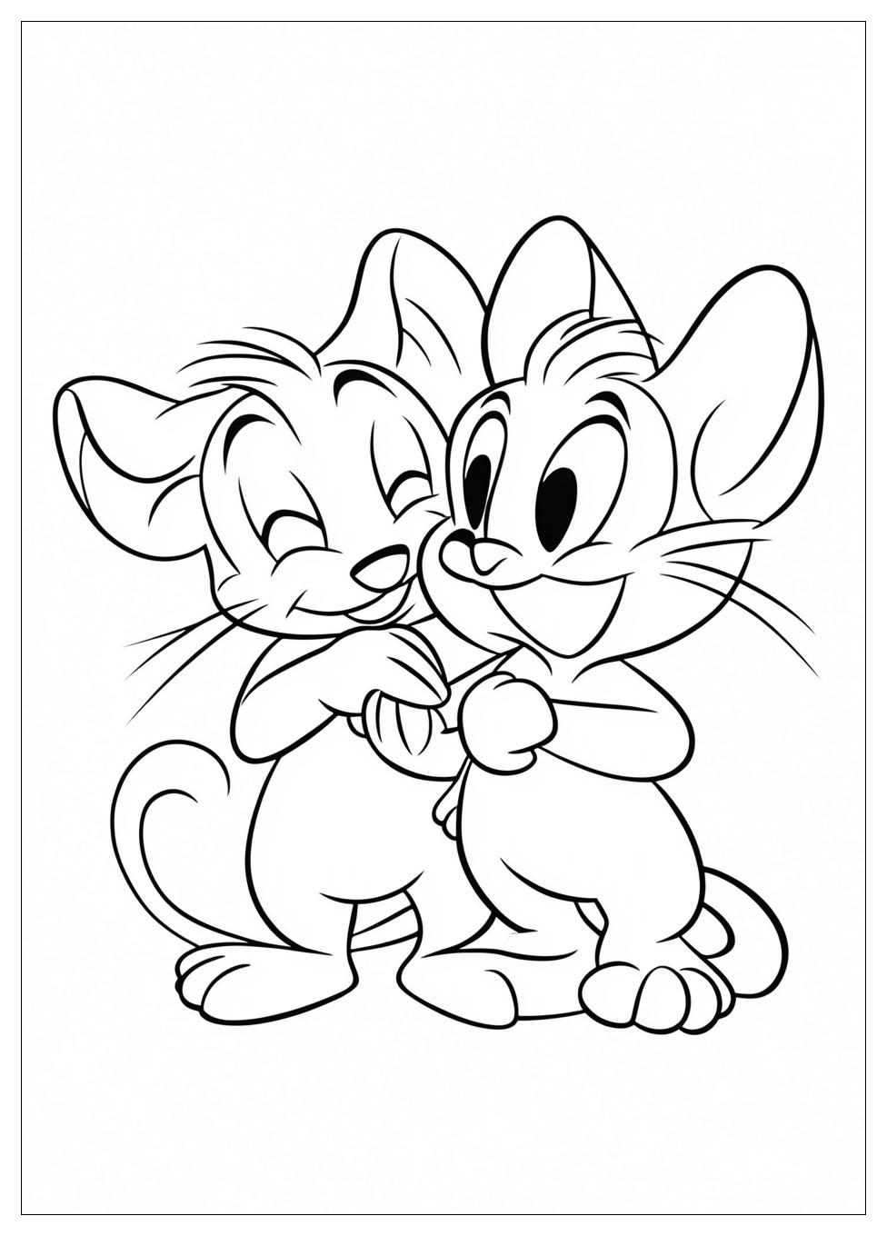 Tom And Jerry Coloring Pages-2