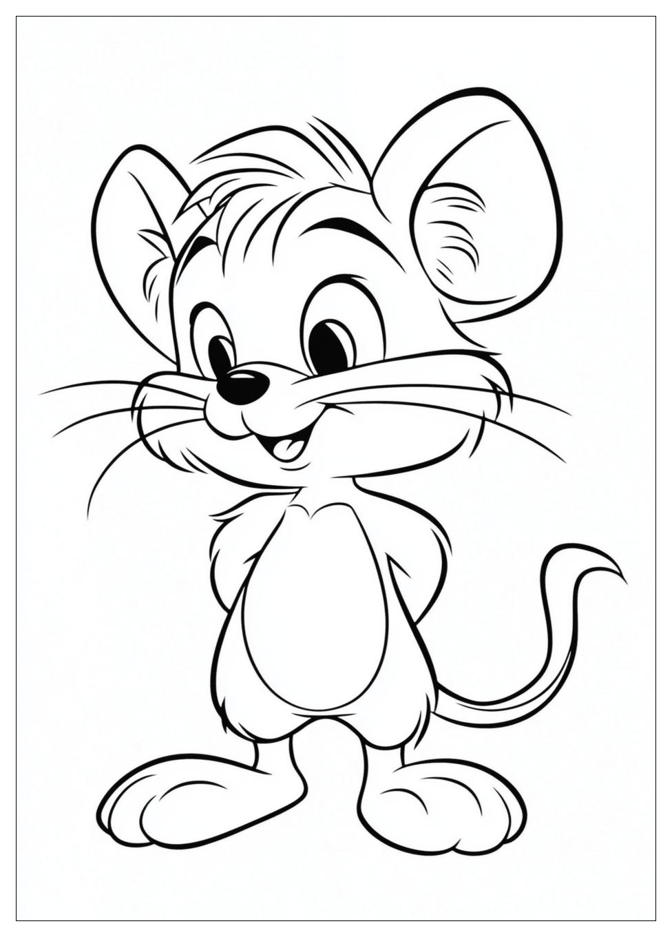 Tom And Jerry Coloring Pages-5