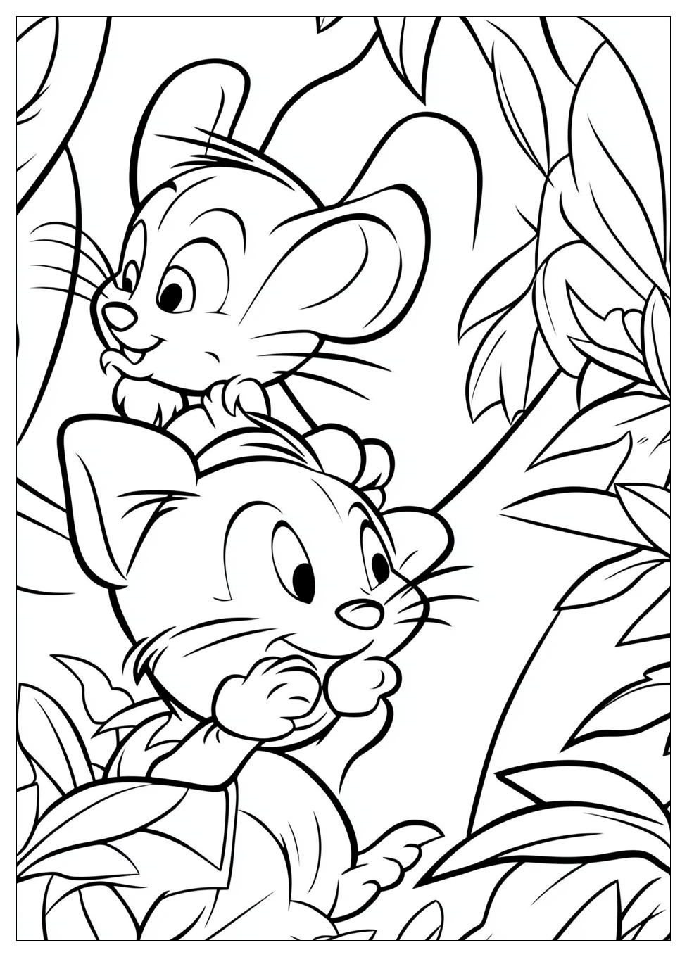 Tom And Jerry Coloring Pages-6