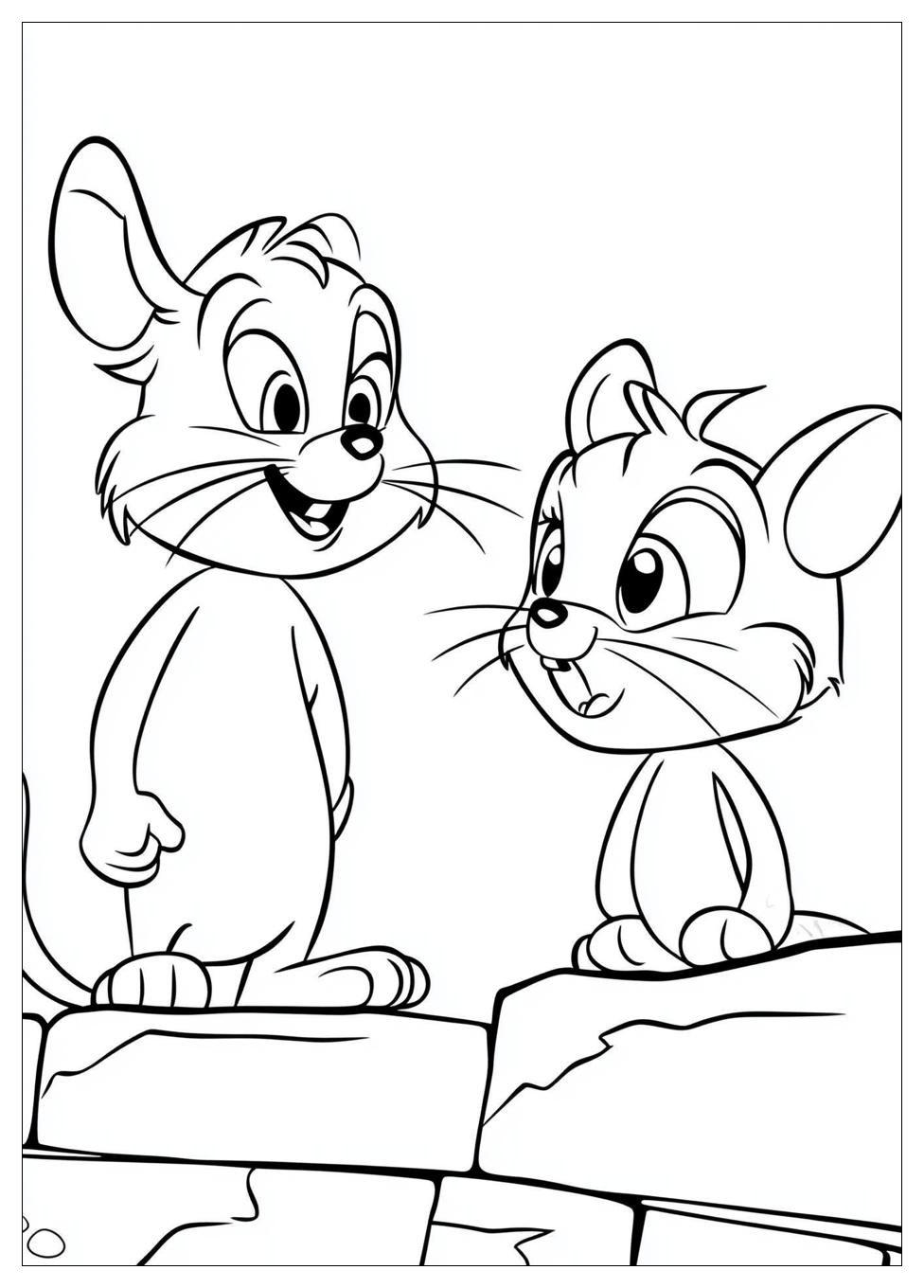 Tom And Jerry Coloring Pages-7