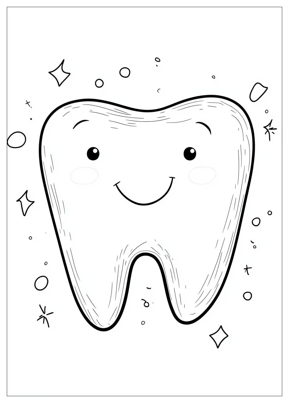 Tooth Coloring Pages-10