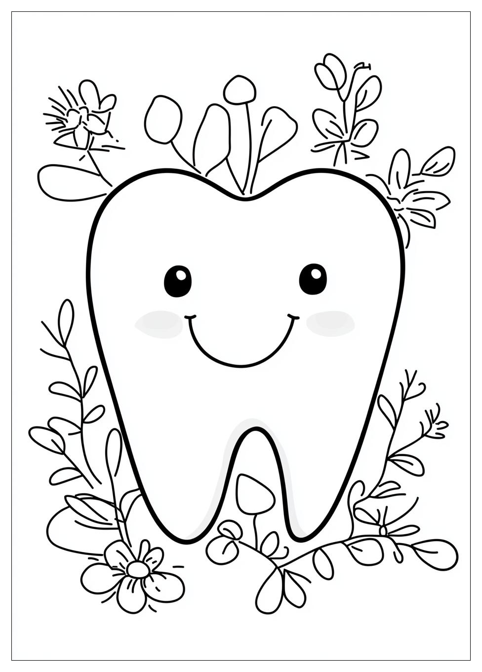 Tooth Coloring Pages-11