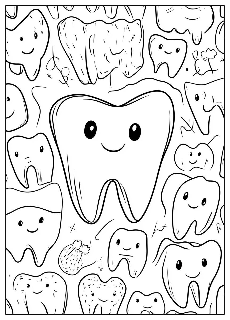 Tooth Coloring Pages-12