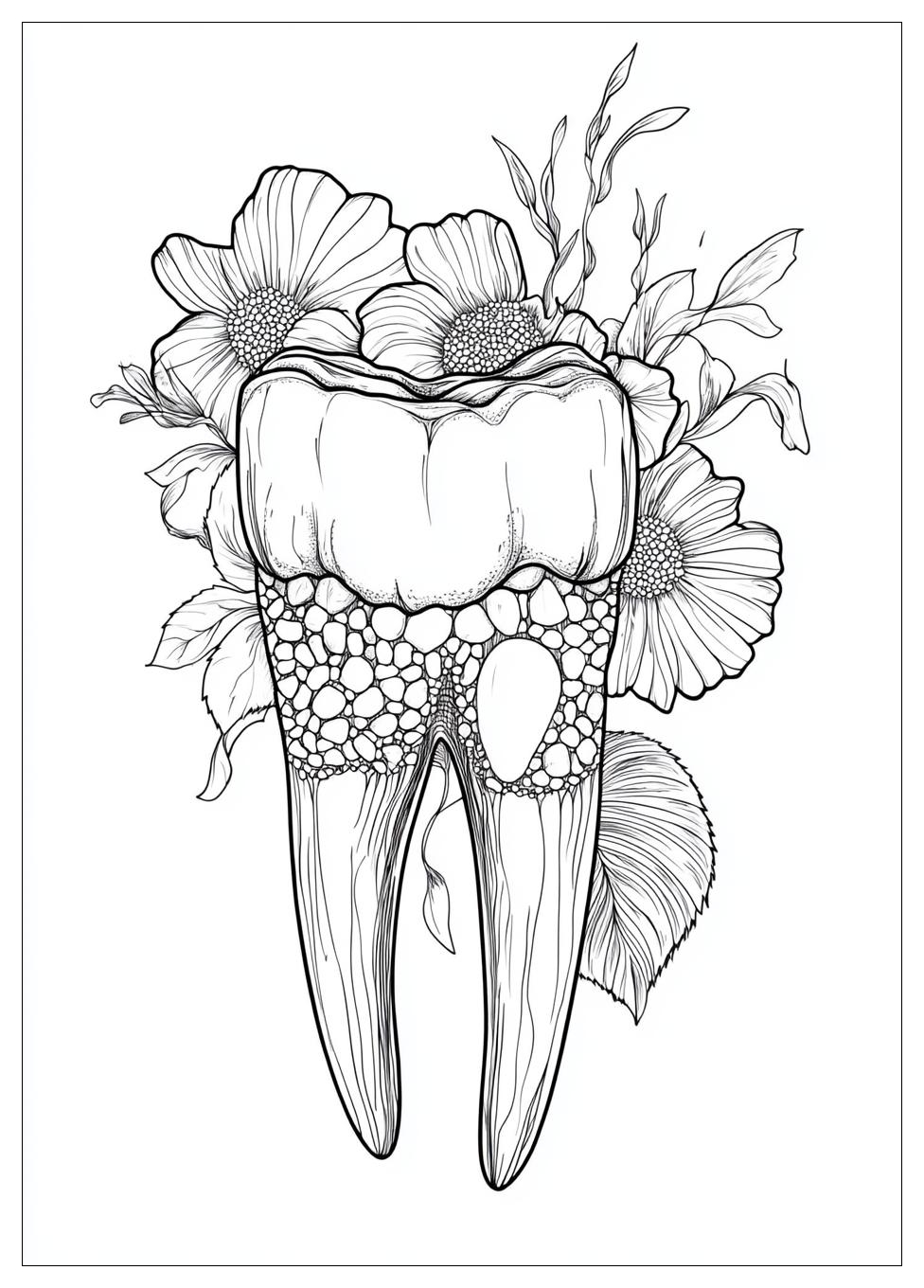 Tooth Coloring Pages-19