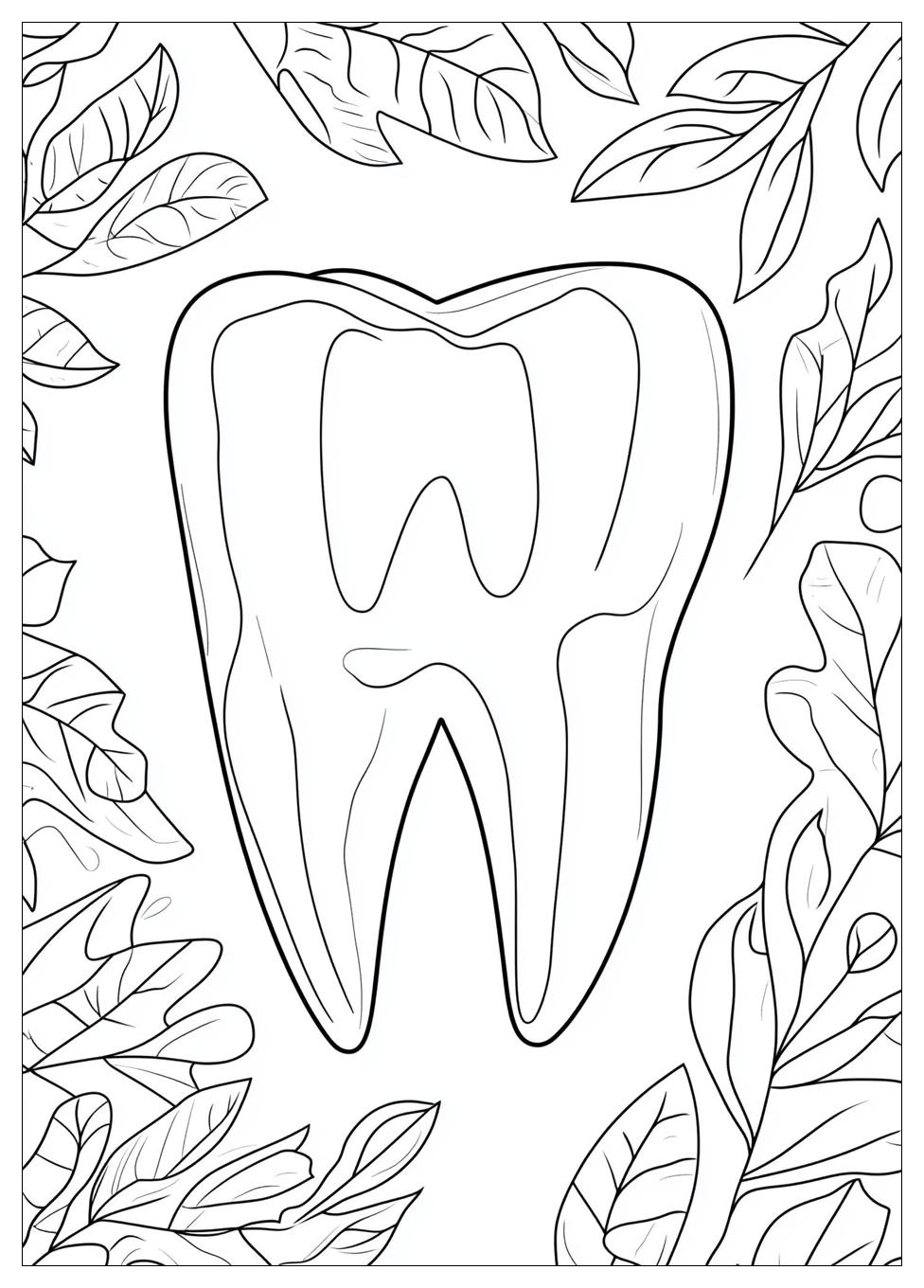 Tooth Coloring Pages-5
