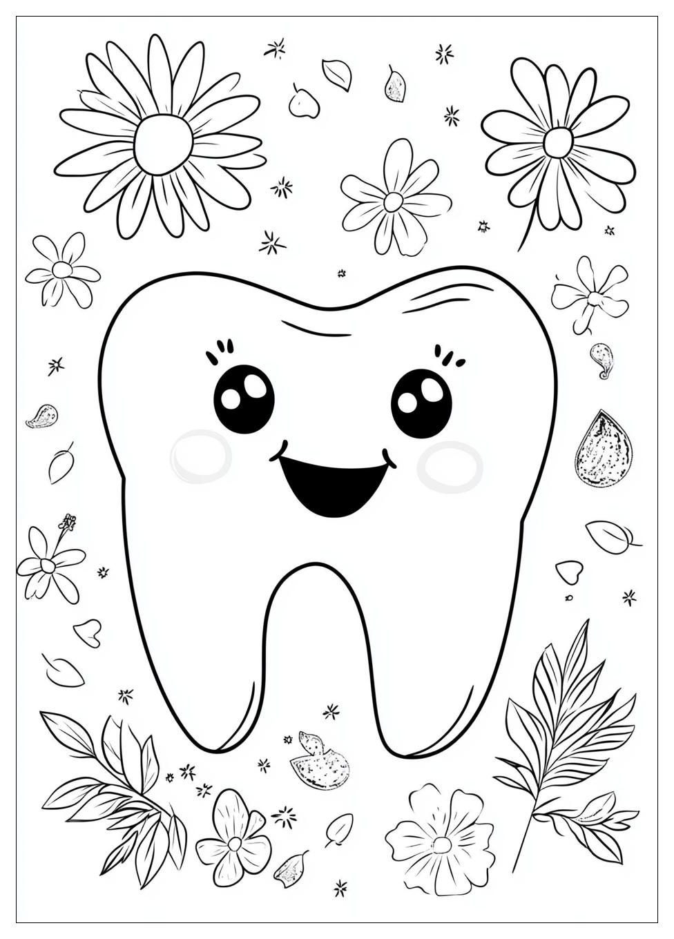 Tooth Coloring Pages-6