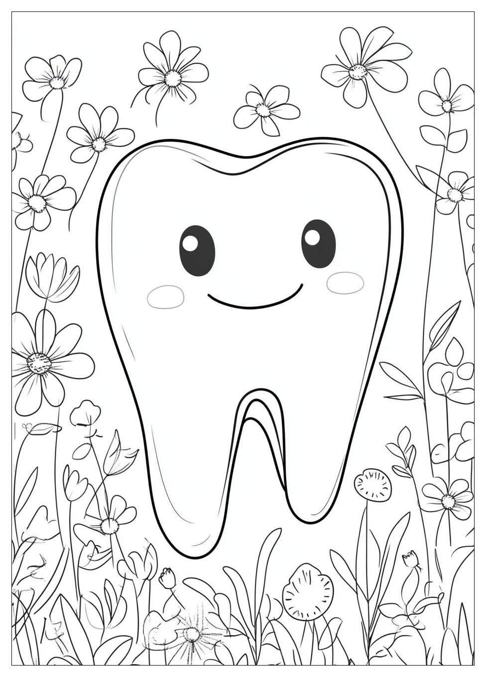 Tooth Coloring Pages-7