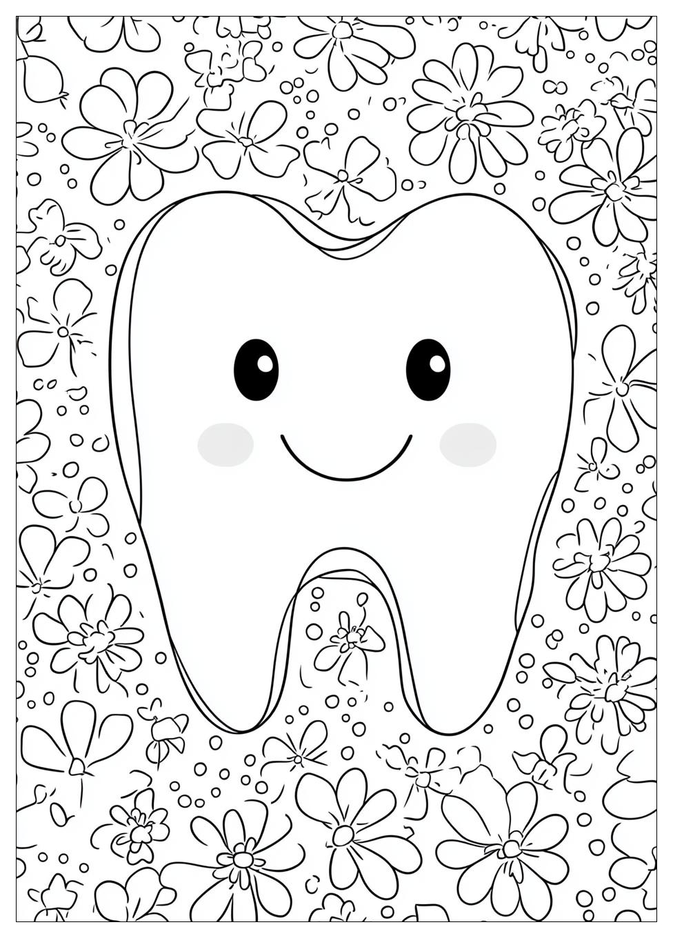 Tooth Coloring Pages-8