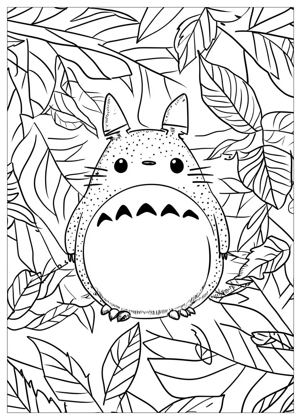 Totoro Coloring Pages-1