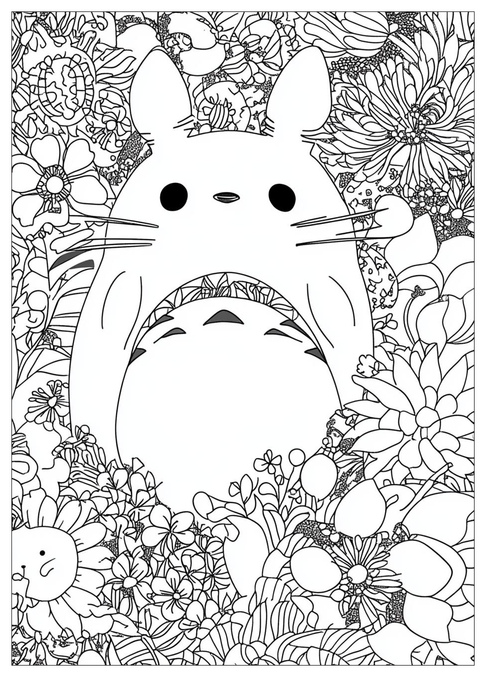 Totoro Coloring Pages-9