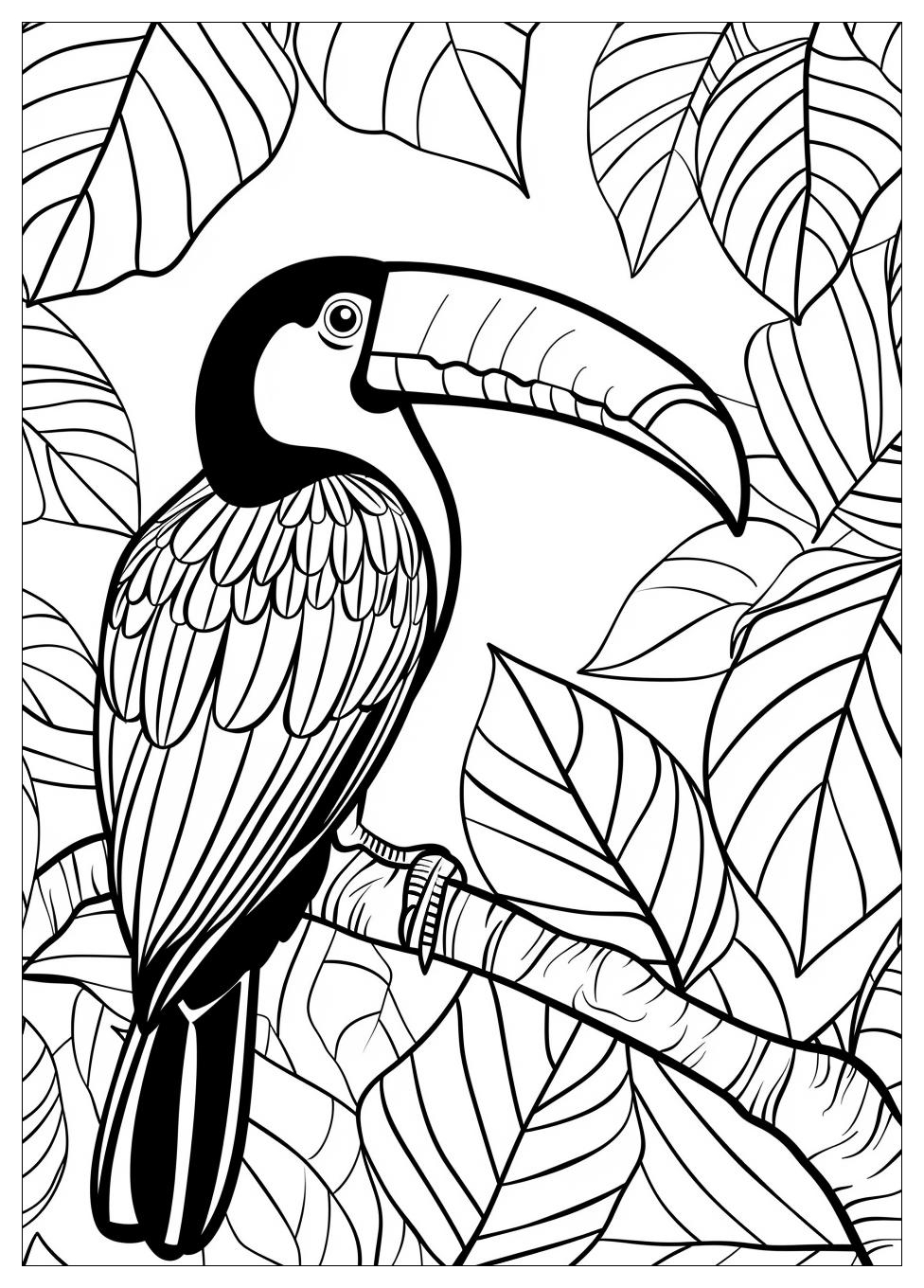 Toucan Coloring Pages-10