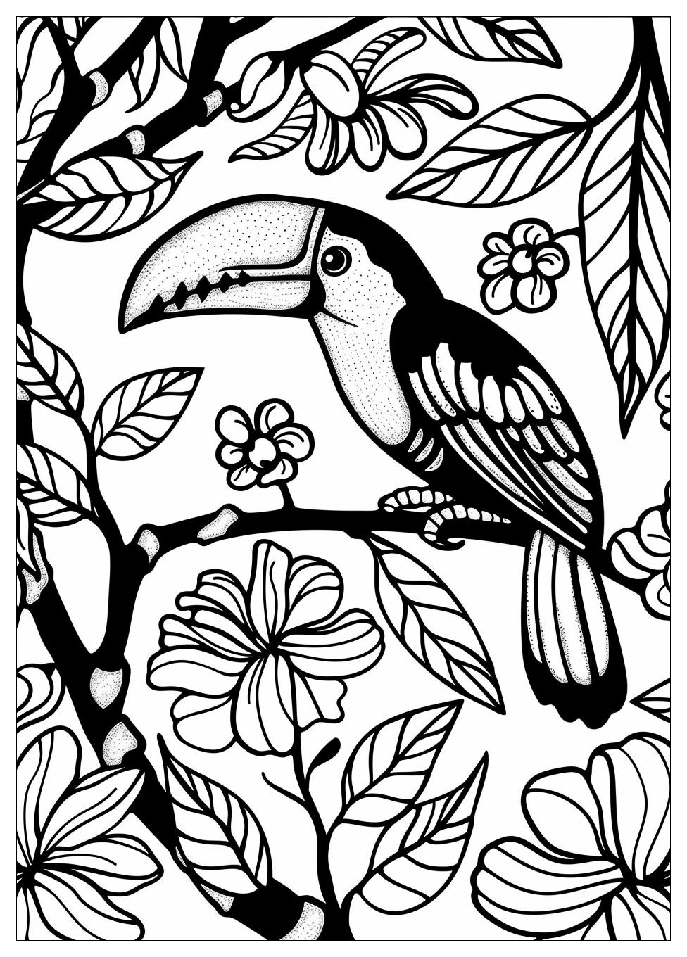 Toucan Coloring Pages-15