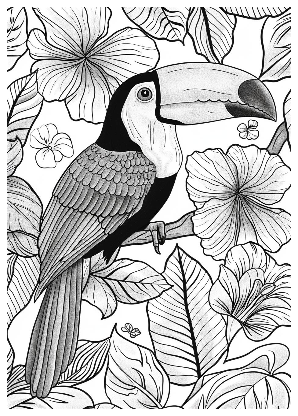 Toucan Coloring Pages-17