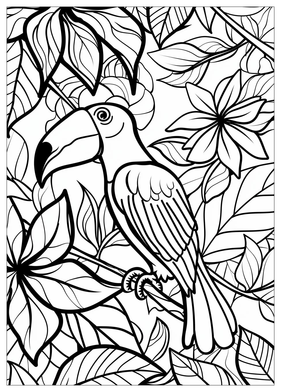 Toucan Coloring Pages-19