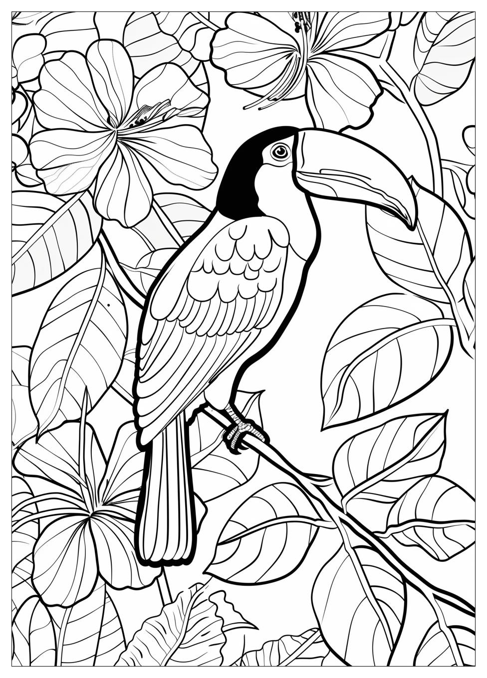 Toucan Coloring Pages-20