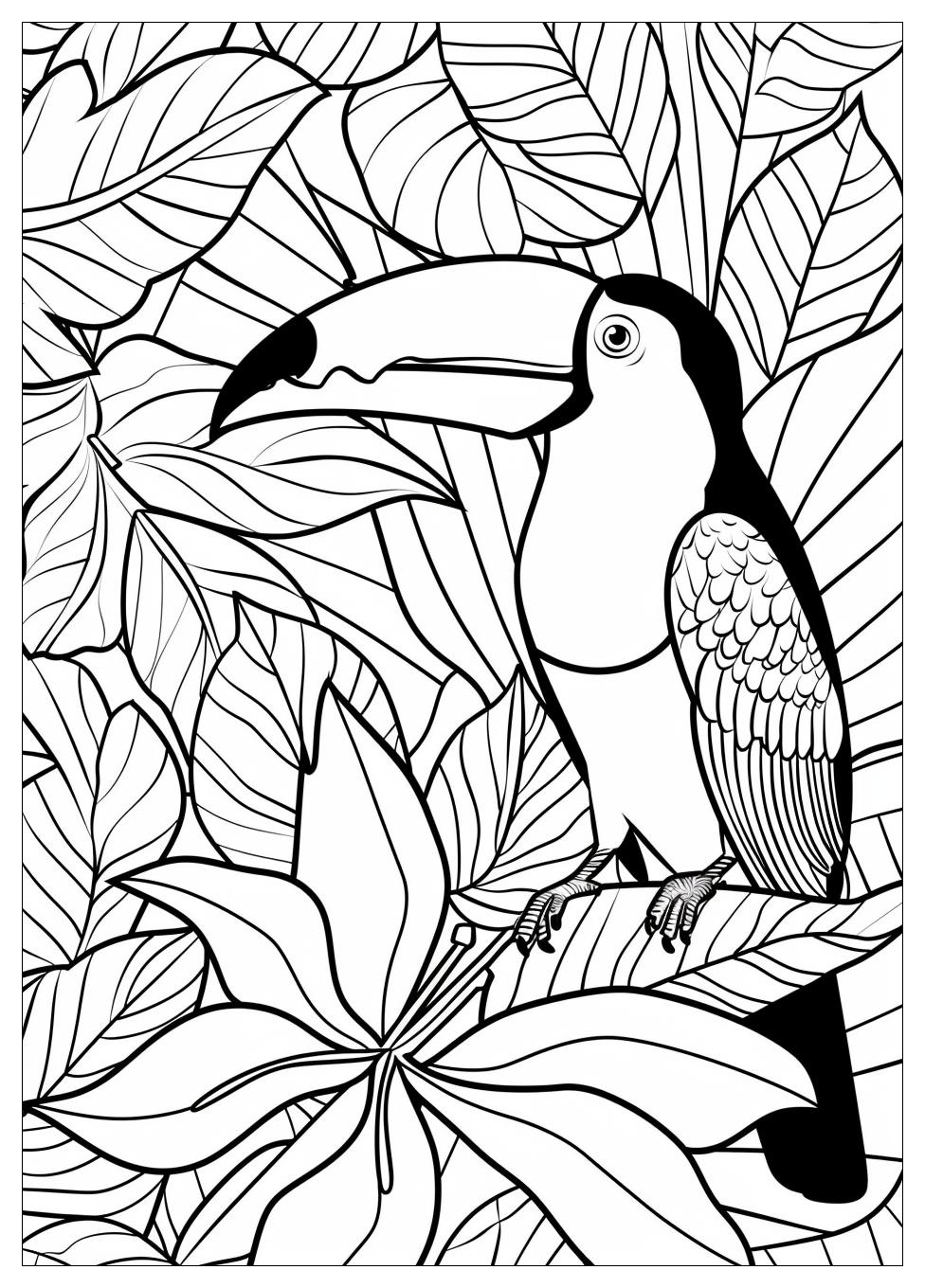 Toucan Coloring Pages-5