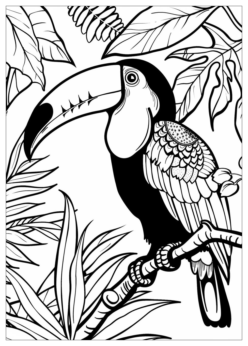 Toucan Coloring Pages-6