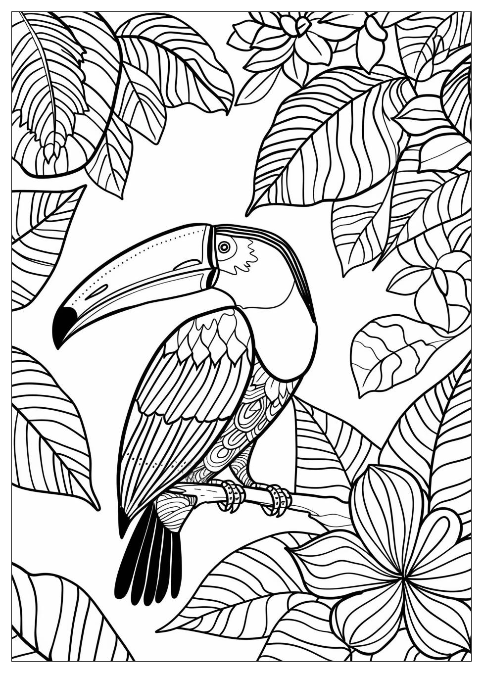 Toucan Coloring Pages-7