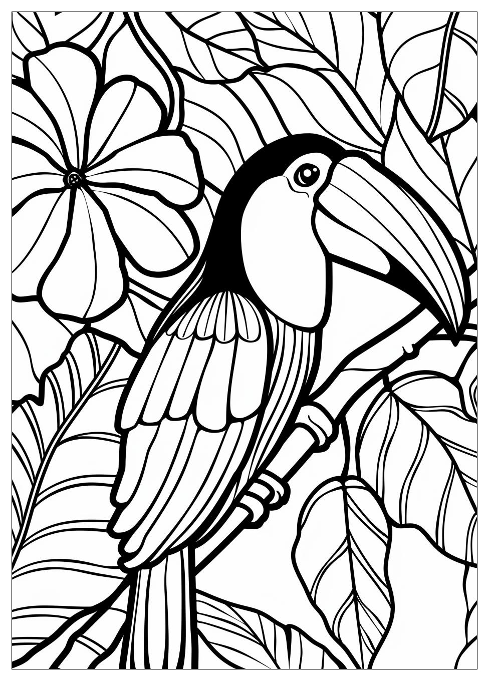 Toucan Coloring Pages-8