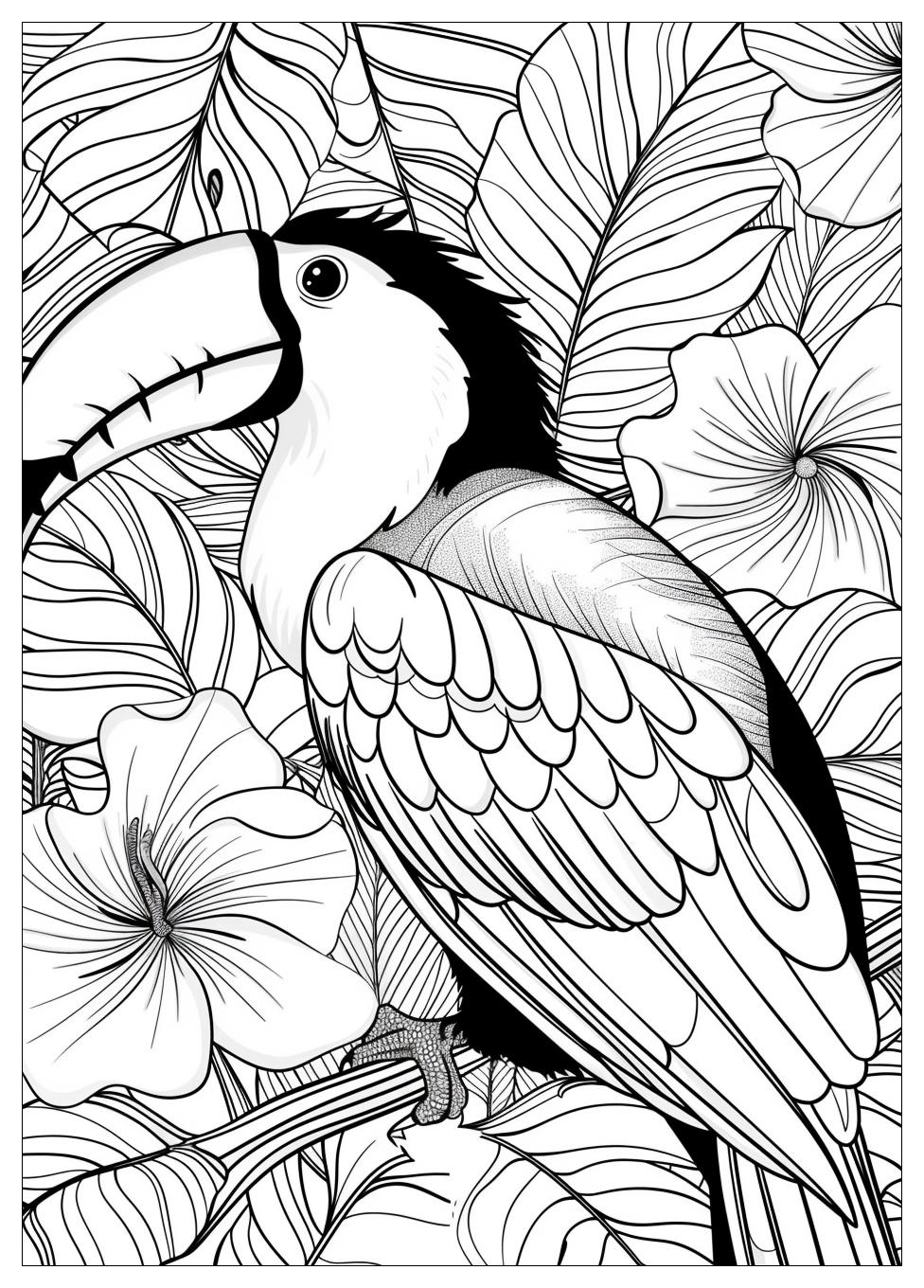 Toucan Coloring Pages-9