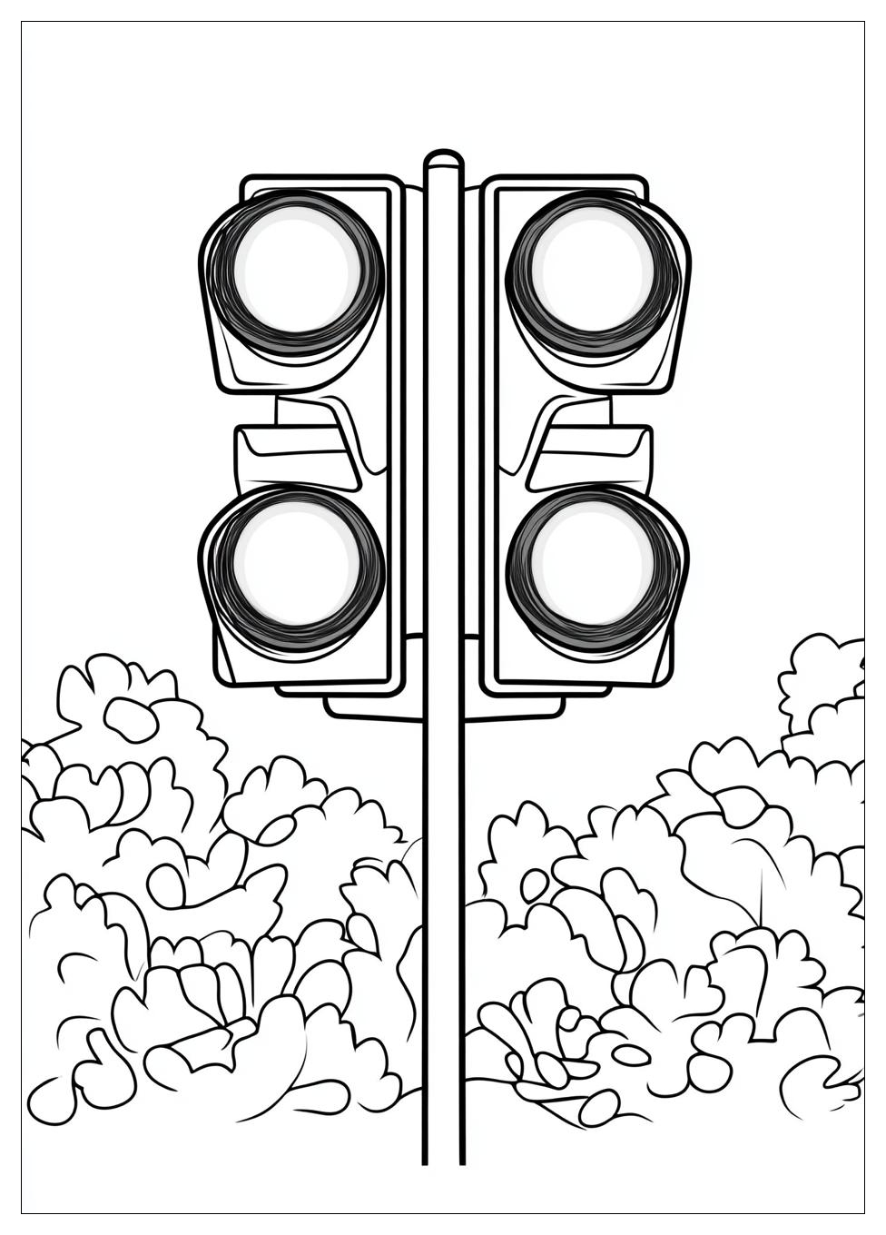 Traffic Light Color Pages-10