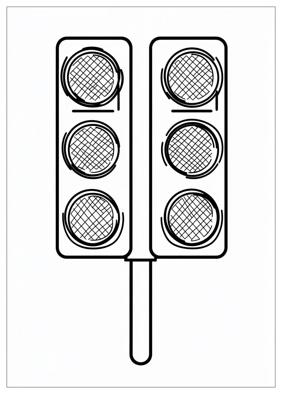 Traffic Light Color Pages-12