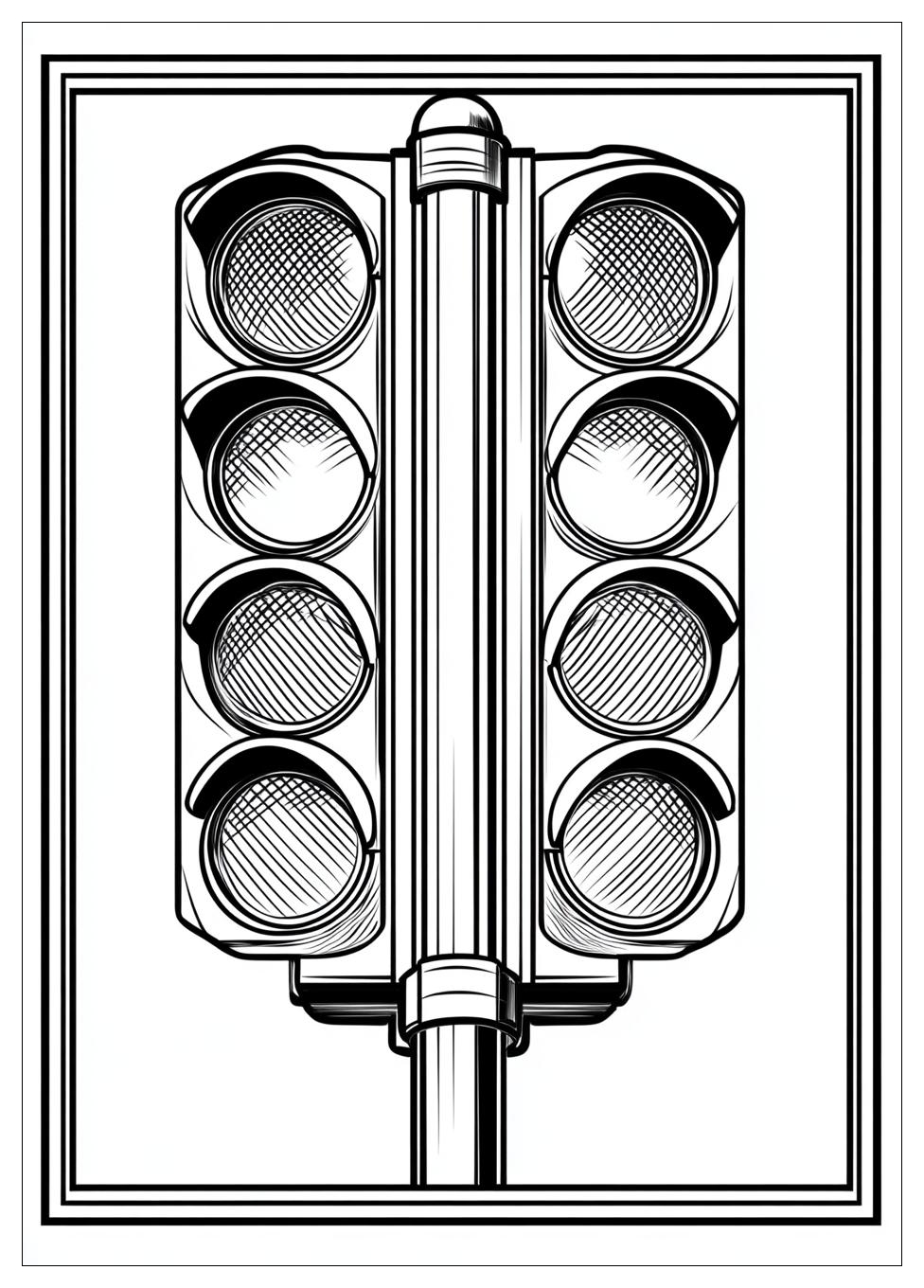 Traffic Light Color Pages-15