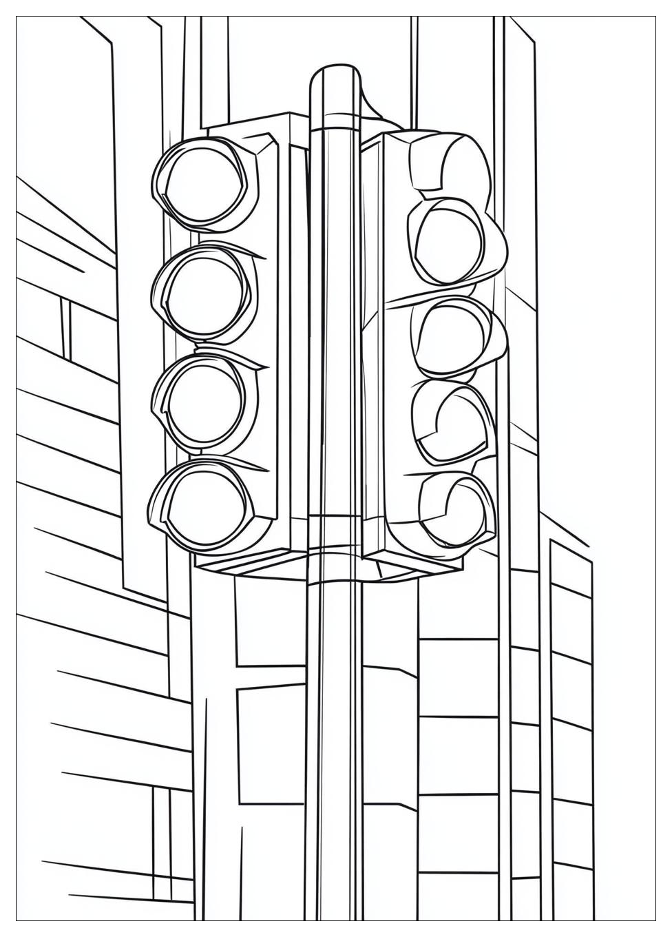 Traffic Light Color Pages-17
